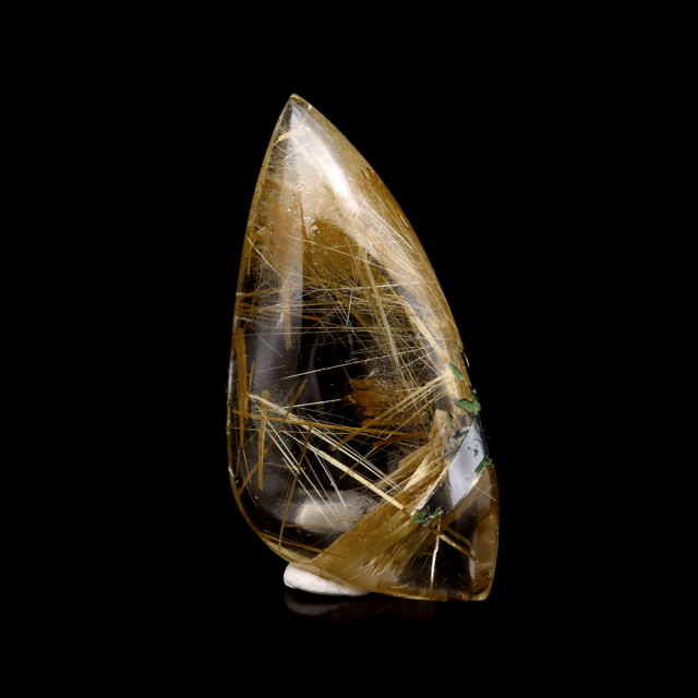 ゴールド ルチルクォーツ ルース 裸石 AAAAAA 金針 水晶 タイチンルチル 風水 金運 宝石質 天然石 パワーストーン 1点もの