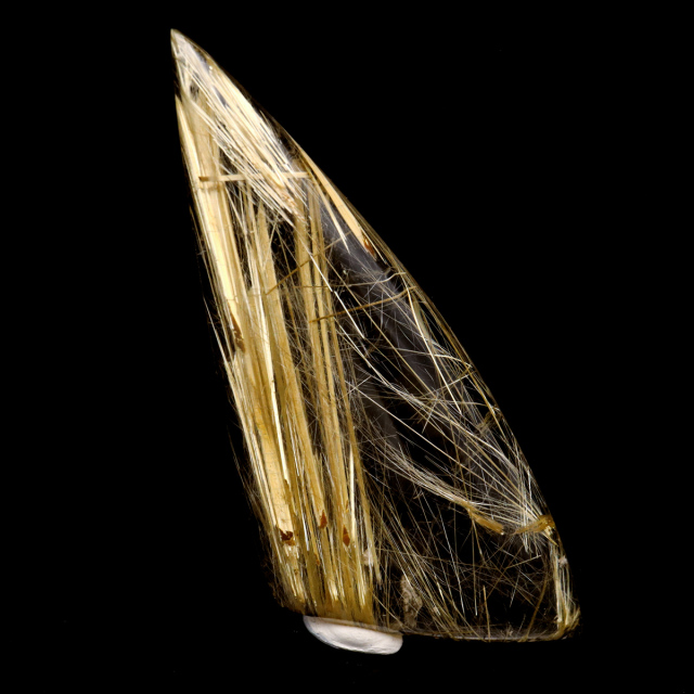 ゴールド ルチルクォーツ ルース 裸石 AAAAAA 金針 水晶 タイチンルチル 風水 金運 宝石質 天然石 パワーストーン 1点もの