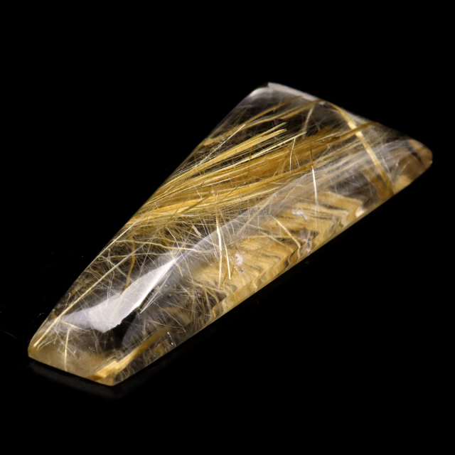 ゴールド ルチルクォーツ ルース 裸石 AAAAAA 金針 水晶 タイチンルチル 風水 金運 宝石質 天然石 パワーストーン 1点もの