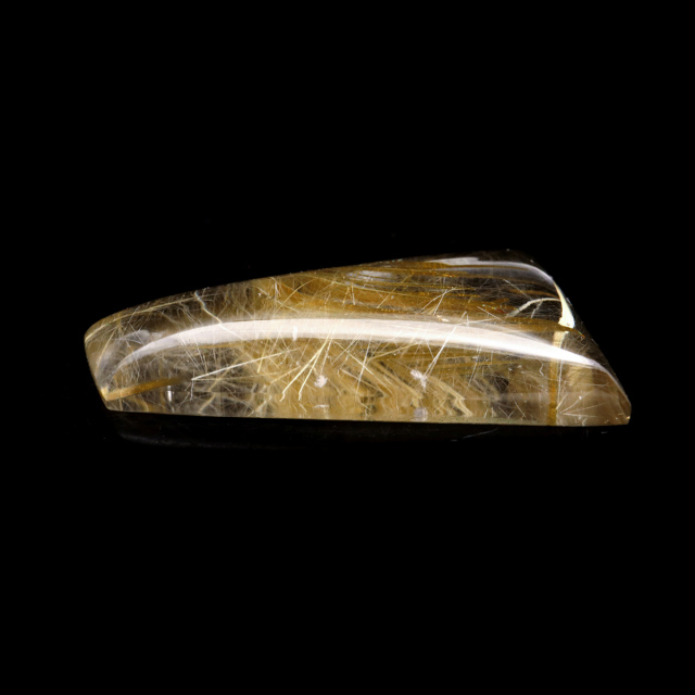ゴールド ルチルクォーツ ルース 裸石 AAAAAA 金針 水晶 タイチンルチル 風水 金運 宝石質 天然石 パワーストーン 1点もの