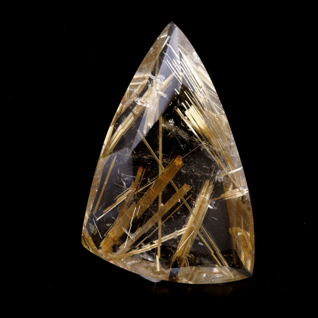 オルゴナイト 水晶玉を抱えた龍 ゴールドルチルクォーツ ゴールド ルチルクォーツ ルース 裸石 14.7g AAAAAA 金針 水晶