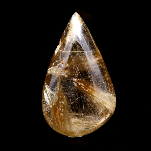 ゴールド ルチルクォーツ ルース 裸石 10.7g AAAAAA 金針 水晶