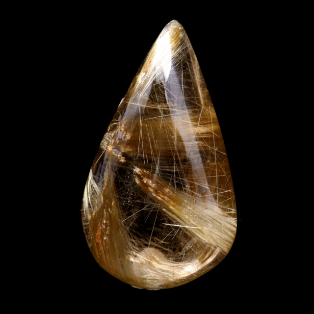 ゴールド ルチルクォーツ ルース 裸石 AAAAAA 金針 水晶 タイチンルチル 風水 金運 宝石質 天然石 パワーストーン 1点もの