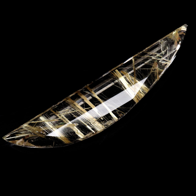 ゴールド ルチルクォーツ ルース 裸石 11.3g AAAAAA 金針 水晶