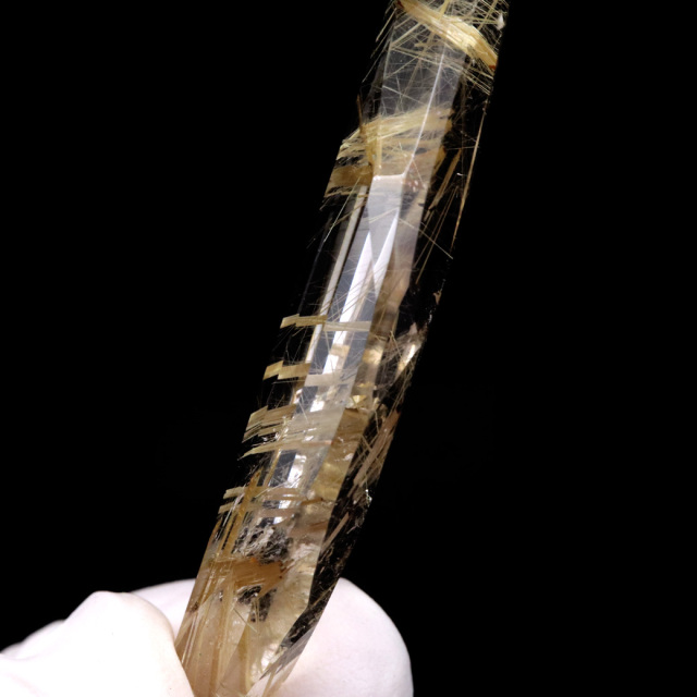 ゴールド ルチルクォーツ ルース 裸石 AAAAAA 金針 水晶 タイチンルチル 風水 金運 宝石質 天然石 パワーストーン 1点もの