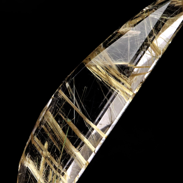 ゴールド ルチルクォーツ ルース 裸石 AAAAAA 金針 水晶 タイチンルチル 風水 金運 宝石質 天然石 パワーストーン 1点もの
