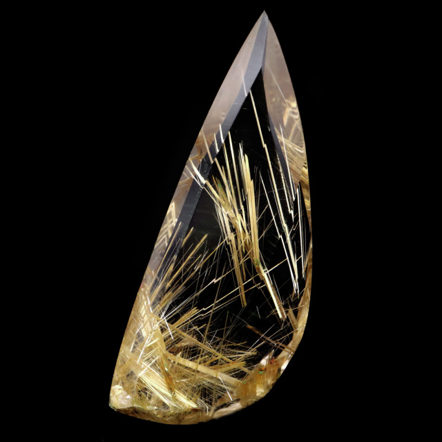 ゴールド ルチルクォーツ ルース 裸石 AAAAAA 金針 水晶 タイチンルチル 風水 金運 宝石質 天然石 パワーストーン 1点もの