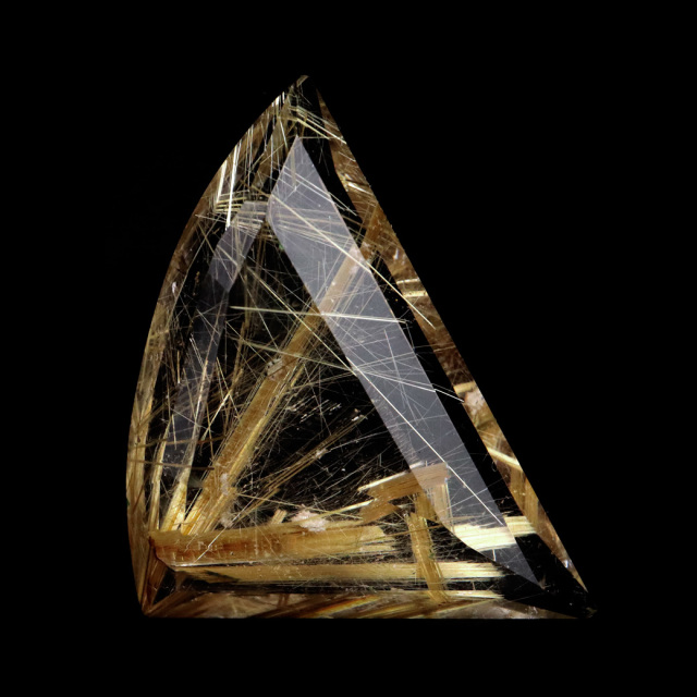 ゴールド ルチルクォーツ ルース 裸石 AAAAAA 金針 水晶 タイチンルチル 風水 金運 宝石質 天然石 パワーストーン 1点もの