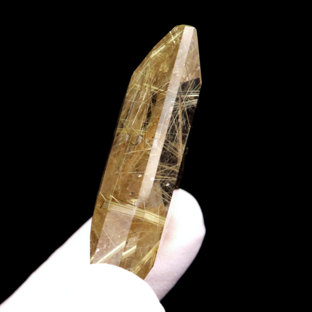 ゴールド ルチルクォーツ ルース 裸石 AAAAAA 金針 水晶 タイチンルチル 風水 金運 宝石質 天然石 パワーストーン 1点もの