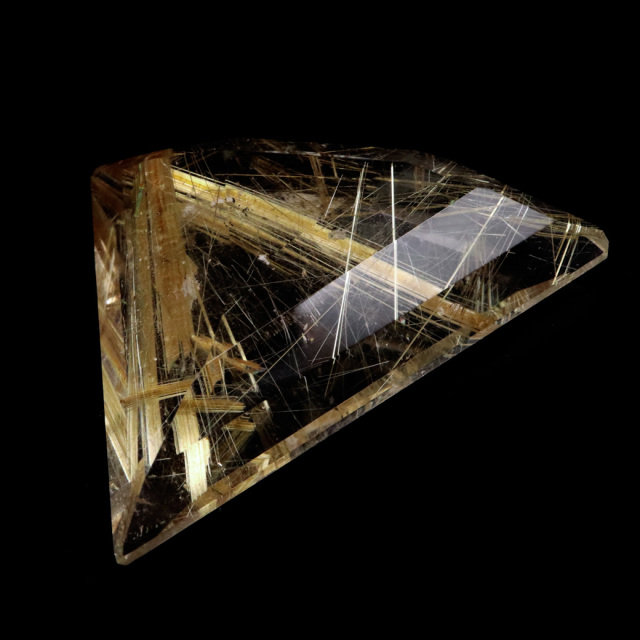 ゴールド ルチルクォーツ ルース 裸石 AAAAAA 金針 水晶 タイチンルチル 風水 金運 宝石質 天然石 パワーストーン 1点もの