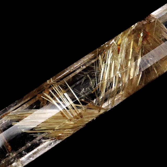 ゴールド ルチルクォーツ ルース 裸石 AAAAAA 金針 水晶 タイチンルチル 風水 金運 宝石質 天然石 パワーストーン 1点もの