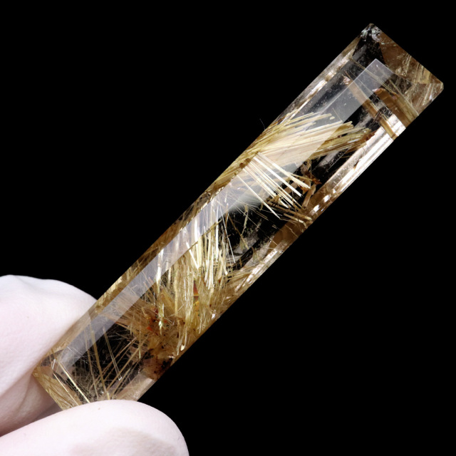 ゴールド ルチルクォーツ ルース 裸石 AAAAAA 金針 水晶 タイチンルチル 風水 金運 宝石質 天然石 パワーストーン 1点もの