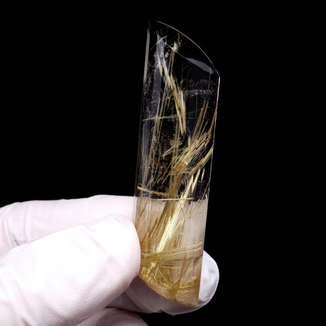 ゴールド ルチルクォーツ ルース 裸石 AAAAAA 金針 水晶 タイチンルチル 風水 金運 宝石質 天然石 パワーストーン 1点もの