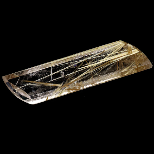 ゴールド ルチルクォーツ ルース 裸石 AAAAAA 金針 水晶 タイチンルチル 風水 金運 宝石質 天然石 パワーストーン 1点もの
