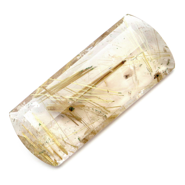 ゴールド ルチルクォーツ ルース 裸石 19.0g AAAAAA 金針 水晶