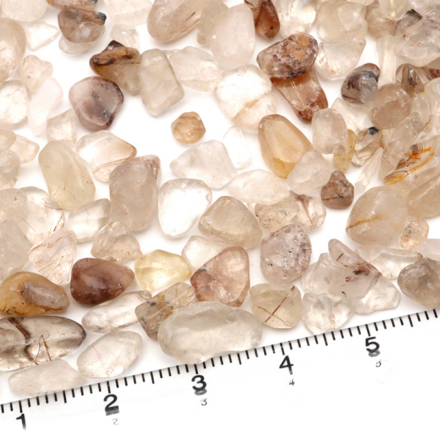 ブロンズカラー ルチル さざれ石 本物 100g 褐色針水晶 ブラジル産 天然石 パワーストーン 浄化グッズ