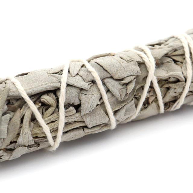 ホワイトセージ バンドル スリムタイプ  1本 約6-12g お試し価格 アロマ お香 カリフォルニア州産 セージ 無農薬 ハーブ