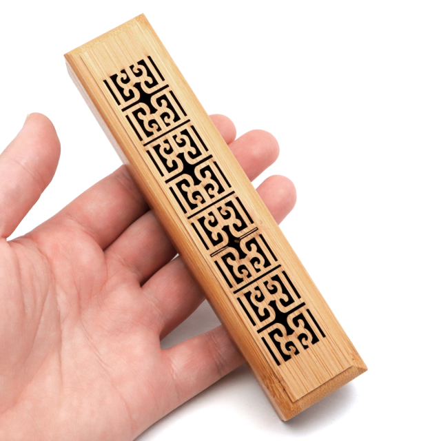 お香 おしゃれ 線香 横置き お香立て 2点セット ホワイトセージ パロサント 白檀 入門キット 竹素材