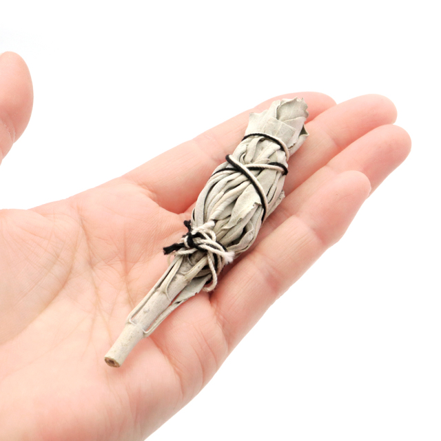 ホワイトセージ バンドル たいまつ型 ミニ トーチ 松明 1本 約4-6g お試し価格 アロマ お香 香り リラックス