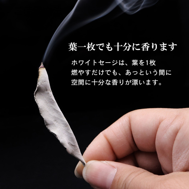 ホワイトセージ セット パールシェル 水晶さざれ 木製台座 4点 入門キット アロマ お香 カリフォルニア州産 セージ 無農薬