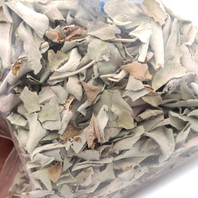 ホワイトセージ クラッシュ 無選別 50g 無農薬 高品質 カルフォルニア産 アロマ リーフ white sage