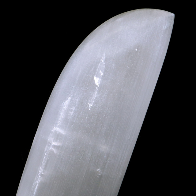 セレナイト 短剣 ナイフ 置き物 オブジェ モロッコ産 キャッツアイセレナイト オブジェ 透石膏 天然ジプサム スピリチュアル ヒーリング
