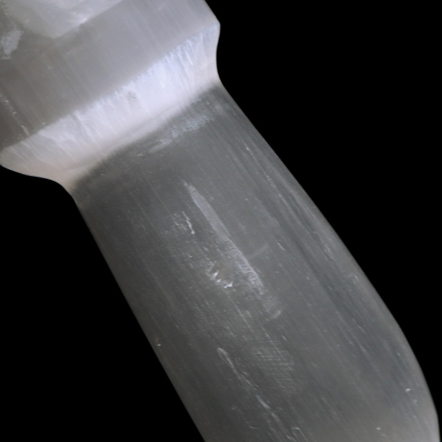 セレナイト 短剣 ナイフ 置き物 オブジェ モロッコ産 キャッツアイセレナイト オブジェ 透石膏 天然ジプサム スピリチュアル ヒーリング
