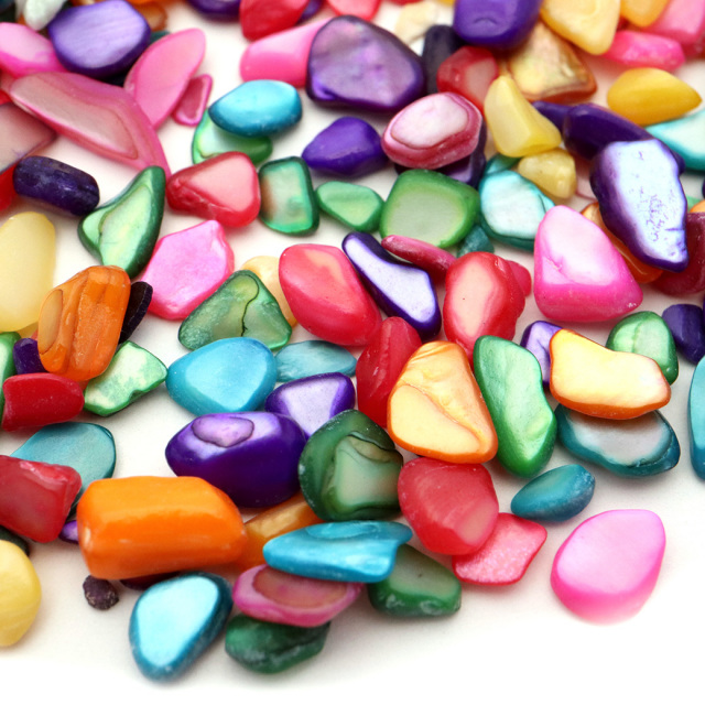 キャンディカラー シェル 貝 さざれ 100g 小粒 染色 マルチカラー Shell パワーストーン 浄化グッズ