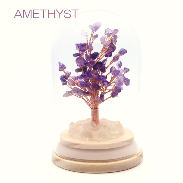 ドームフランス 水晶 クリスタル トカゲ置物開運浄化風水緑紫