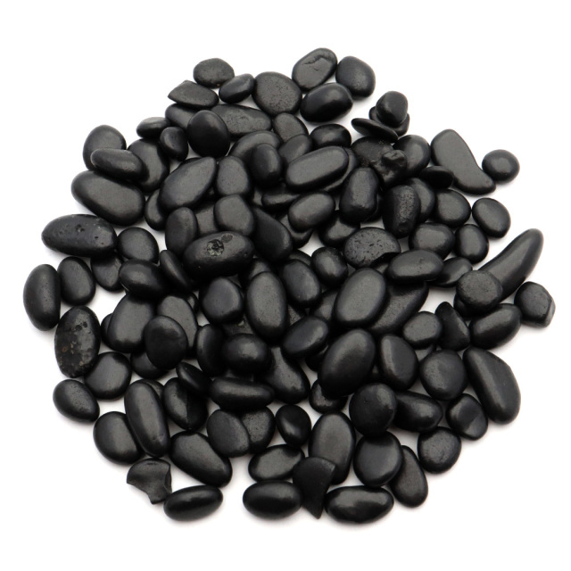 シュンガイト さざれ石 本物 チップ 中サイズ 100g シュンガ石 カレリア共和国産 フラーレン炭素 Shungite 天然石 パワーストーン