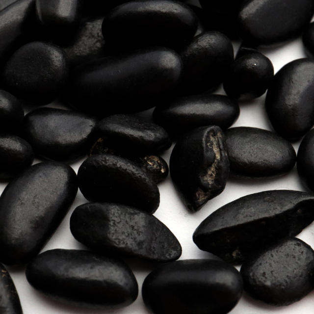 シュンガイト さざれ石 本物 チップ 中サイズ 100g シュンガ石 カレリア共和国産 フラーレン炭素 Shungite 天然石 パワーストーン