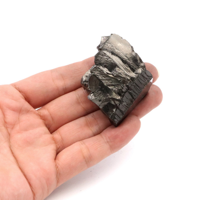 エリートシュンガイト 原石 ロシア カレリア共和国シュンガ 天然石 1点物 パワーストーン Shungite シュンガ石