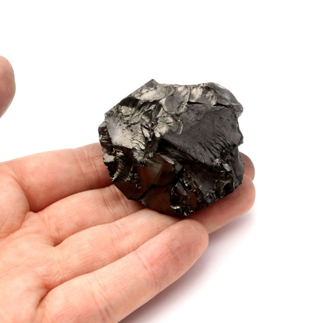 エリートシュンガイト 原石 ロシア カレリア共和国シュンガ 天然石 1点物 パワーストーン Shungite シュンガ石