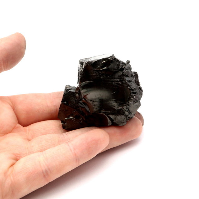 エリートシュンガイト 原石 ロシア カレリア共和国シュンガ 天然石 1点物 パワーストーン Shungite シュンガ石