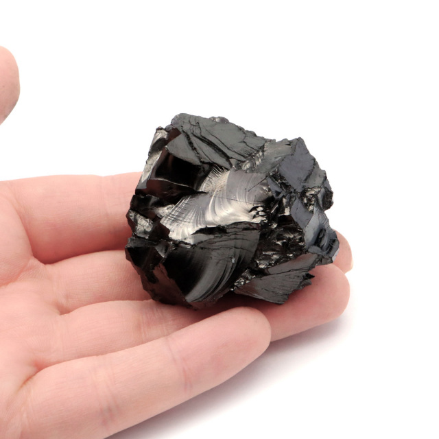 エリートシュンガイト 原石 ロシア カレリア共和国シュンガ 天然石 1点物 パワーストーン Shungite シュンガ石