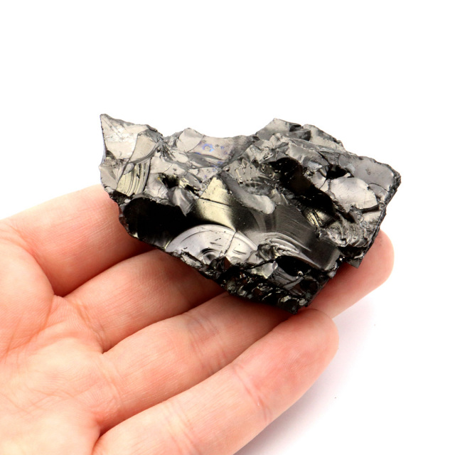 エリートシュンガイト 原石 ロシア カレリア共和国シュンガ 天然石 1点物 パワーストーン Shungite シュンガ石