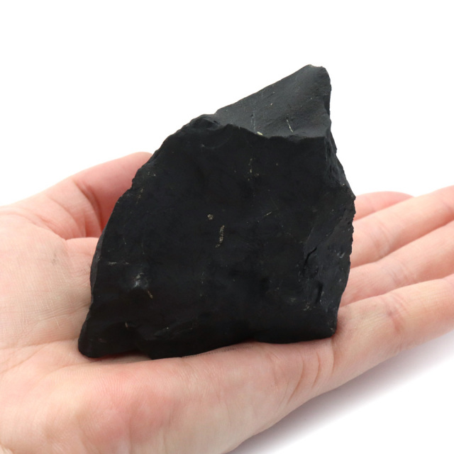 シュンガイト 原石 ロシア カレリア共和国シュンガ 天然石 1点物 パワーストーン Shungite シュンガ石