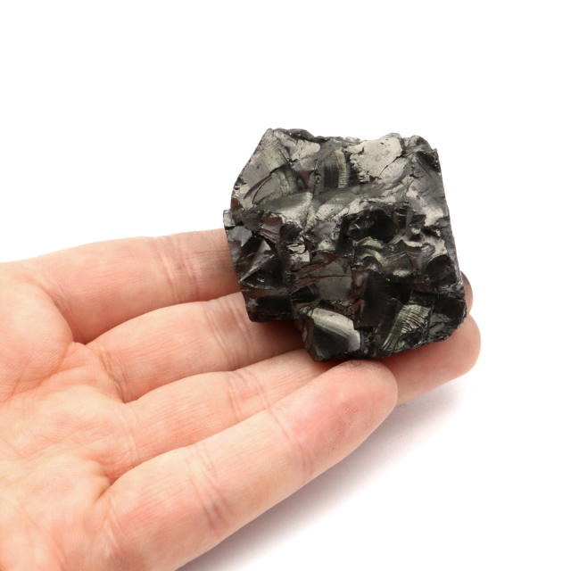 エリートシュンガイト 原石 ロシア カレリア共和国シュンガ 天然石 1点物 パワーストーン Shungite シュンガ石