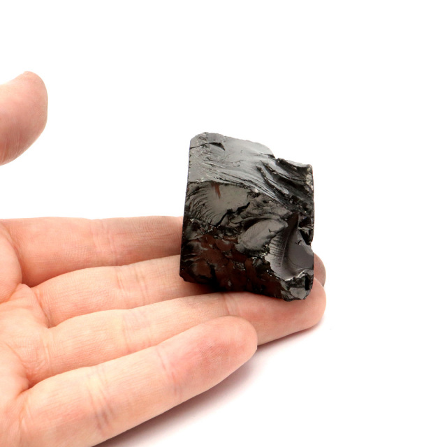 エリートシュンガイト 原石 ロシア カレリア共和国シュンガ 天然石 1点物 パワーストーン Shungite シュンガ石