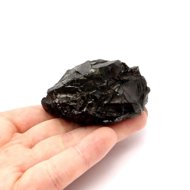 エリートシュンガイト 原石 ロシア カレリア共和国シュンガ 天然石 1点物 パワーストーン Shungite シュンガ石