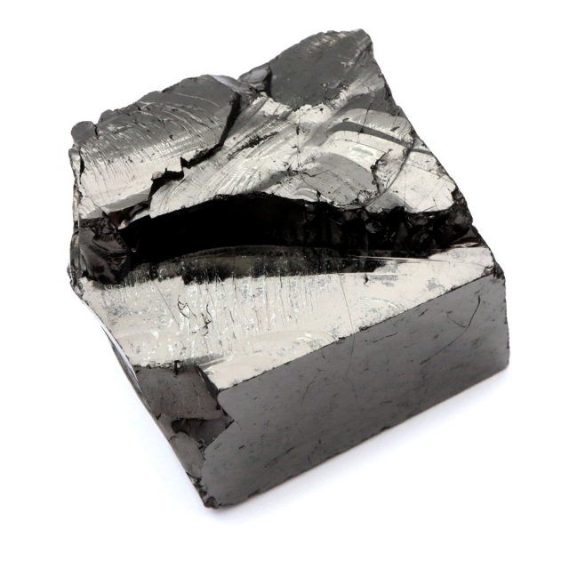 エリートシュンガイト 原石 ロシア カレリア共和国シュンガ 天然石 1点物 パワーストーン Shungite シュンガ石