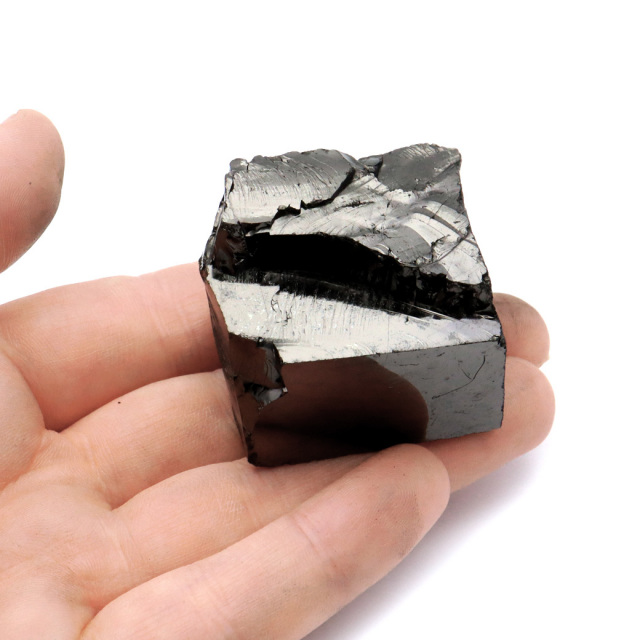 エリートシュンガイト 原石 ロシア カレリア共和国シュンガ 天然石 1点物 パワーストーン Shungite シュンガ石