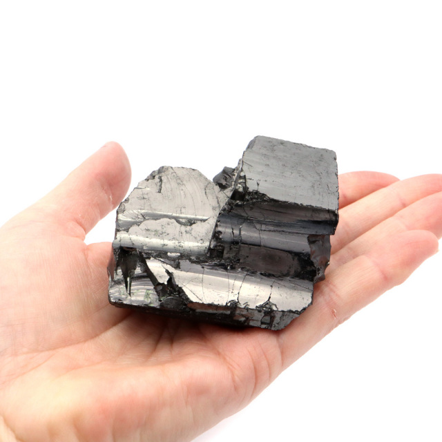 エリートシュンガイト 原石 ロシア カレリア共和国シュンガ 天然石 1点物 パワーストーン Shungite シュンガ石