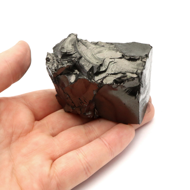 エリートシュンガイト 原石 ロシア カレリア共和国シュンガ 天然石 1点物 パワーストーン Shungite シュンガ石