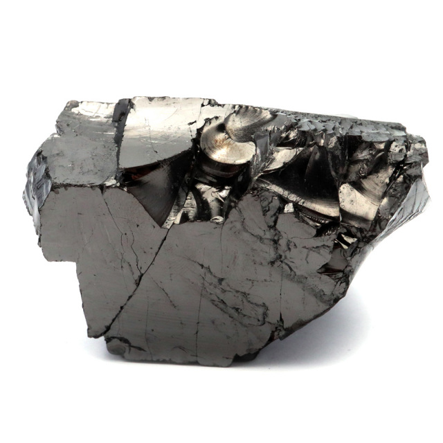 エリートシュンガイト 原石 ロシア カレリア共和国シュンガ 天然石 1点物 パワーストーン Shungite シュンガ石