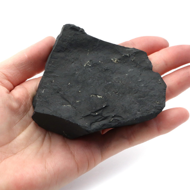 シュンガイト 原石 ロシア カレリア共和国シュンガ 天然石 1点物 パワーストーン Shungite シュンガ石