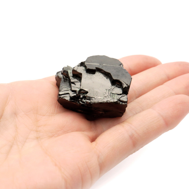エリートシュンガイト 原石 ロシア カレリア共和国シュンガ 天然石 1点物 パワーストーン Shungite シュンガ石