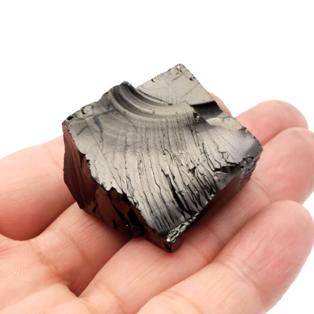 エリートシュンガイト 原石 ロシア カレリア共和国シュンガ 天然石 1点物 パワーストーン Shungite シュンガ石