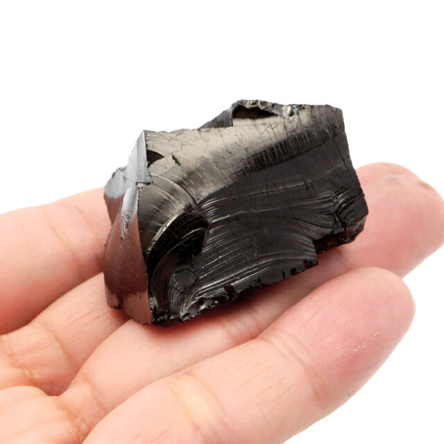 エリートシュンガイト 原石 ロシア カレリア共和国シュンガ 天然石 1点物 パワーストーン Shungite シュンガ石