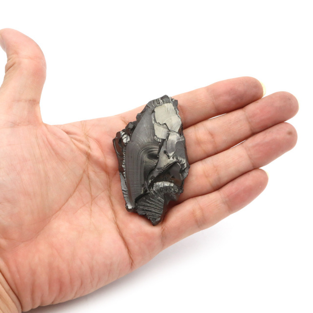 エリートシュンガイト 原石 ロシア カレリア共和国シュンガ 天然石 1点物 パワーストーン Shungite シュンガ石